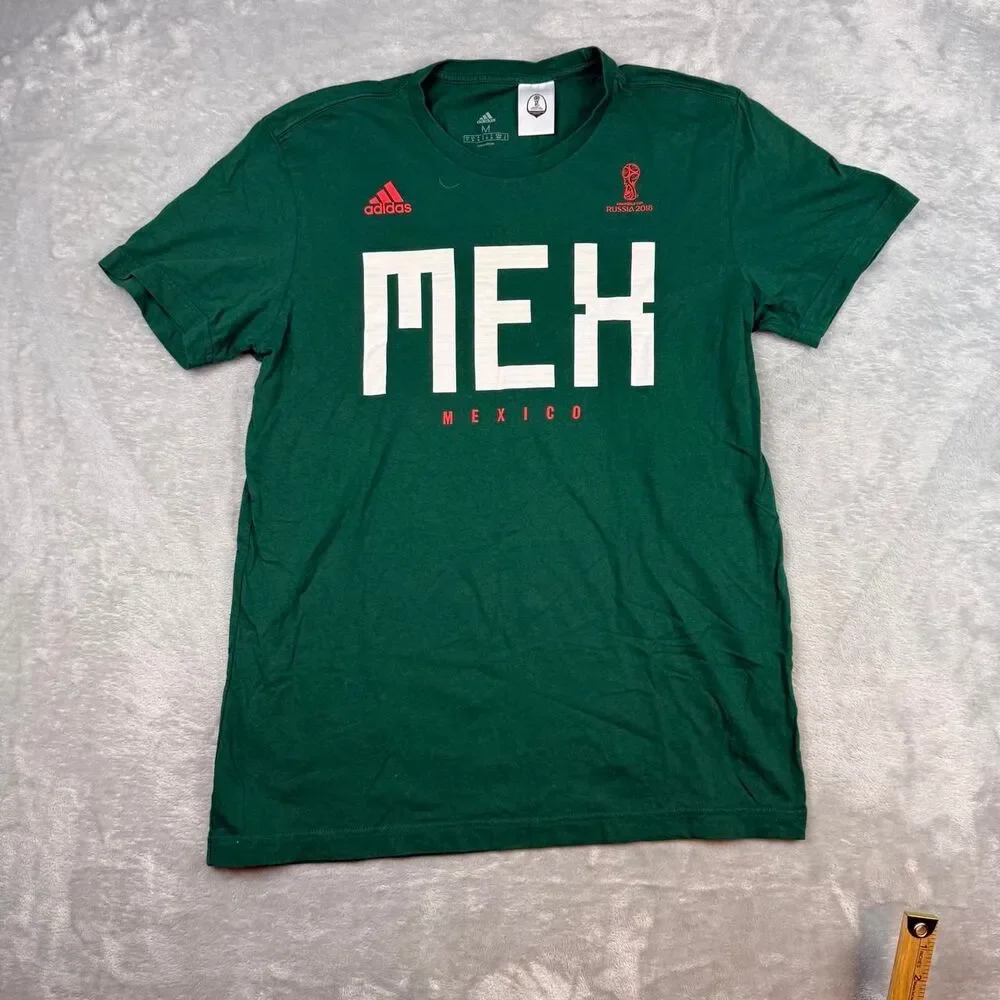 Adidas Men's Green T-shirt